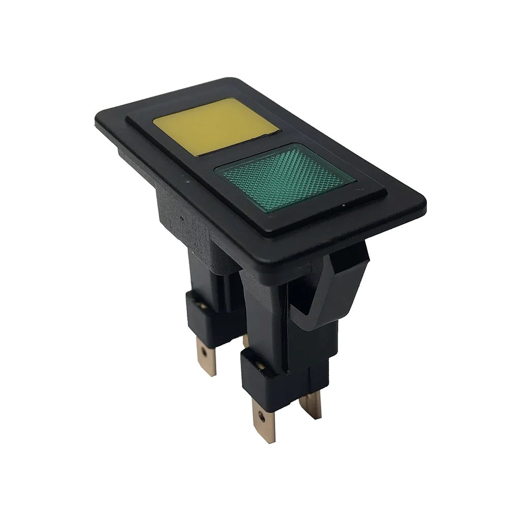 24V Auto Switches Warning Light Rocker Switch with 12V 24V Plastic Bulb for Automobile Electrical Supplies
